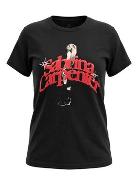 Sabrina Carpenter Official Graphic Tour Tee Black